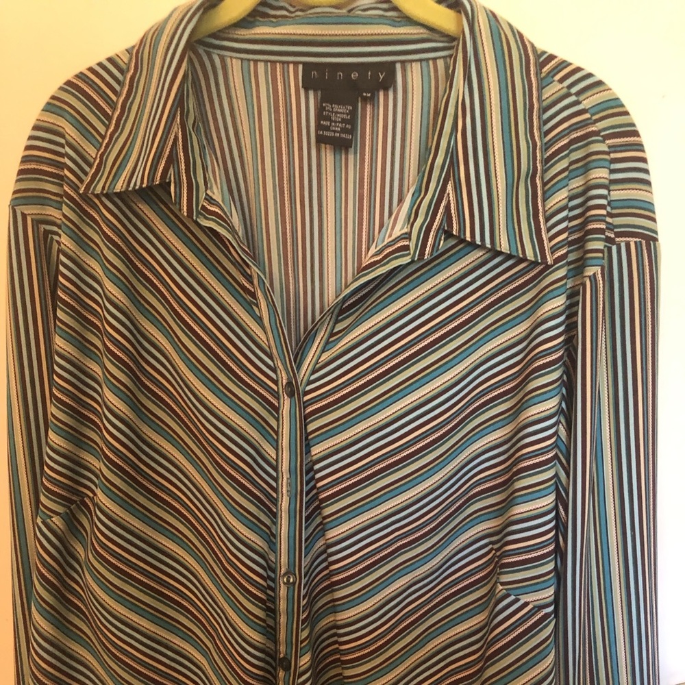 Cute Button Down Blouse 3X